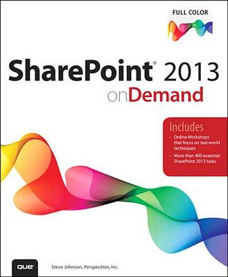 Book cover for Sharepoint 2013 on Demand