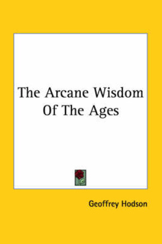 Cover of The Arcane Wisdom of the Ages