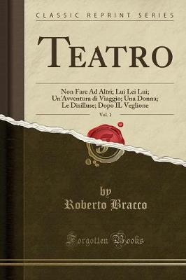 Book cover for Teatro, Vol. 1