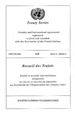 Book cover for United Nations Treaty Series