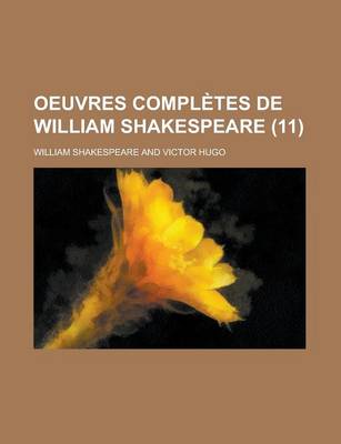 Book cover for Oeuvres Completes de William Shakespeare (11)