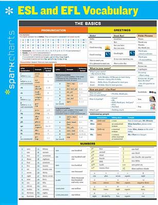 Book cover for ESL and EFL Vocabulary SparkCharts