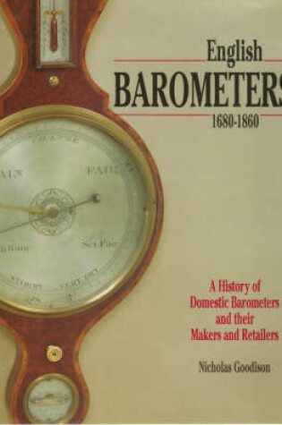 Cover of English Barometers, 1680-1860