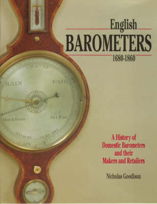 Book cover for English Barometers, 1680-1860