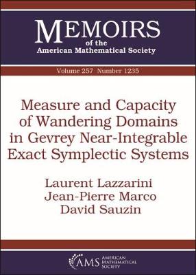 Cover of Measure and Capacity of Wandering Domains in Gevrey Near-Integrable Exact Symplectic Systems