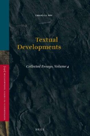 Cover of Textual Developments