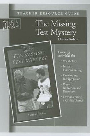 Cover of The Missing Test Mystery Teacher Resource Guide