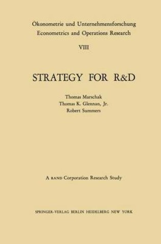 Cover of Strategy for R&D: Studies in the Microeconomics of Development