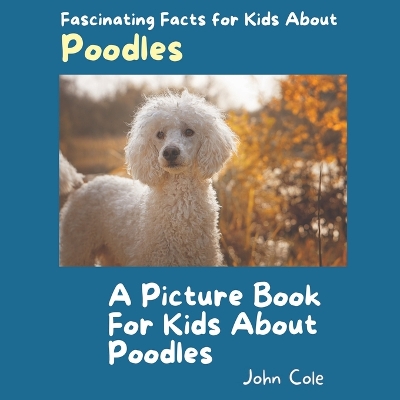 Book cover for A Picture Book for Kids About Poodles