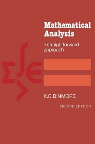 Cover of Mathematical Analysis