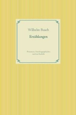 Cover of Erzählungen