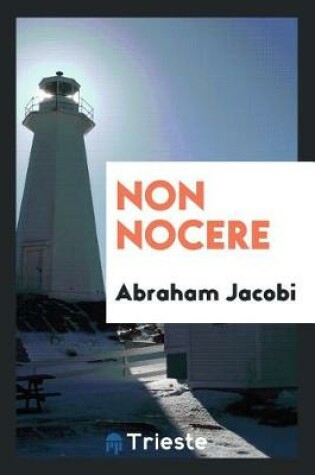 Cover of Non Nocere