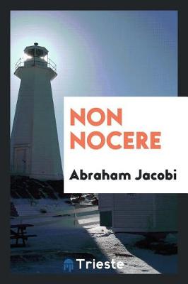 Book cover for Non Nocere