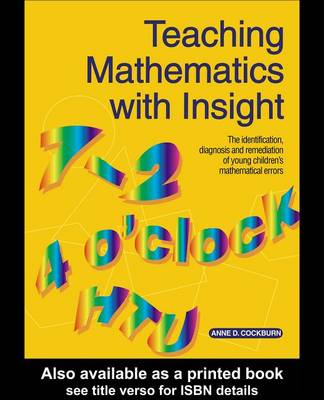 Book cover for Teaching Mathematics with Insight