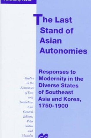 Cover of The Last Stand of Asian Autonomies