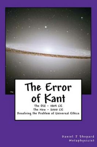 Cover of The Error of Kant