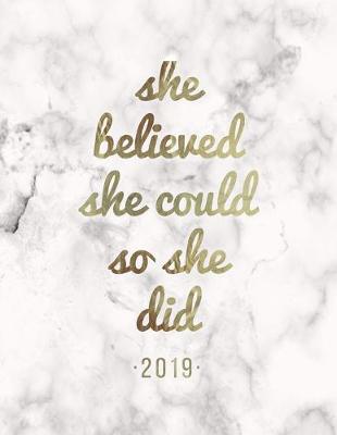 Book cover for She Believed She Could So She Did 2019