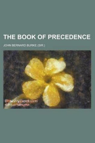 Cover of The Book of Precedence