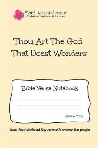 Cover of Thou Art the God That Doest Wonders