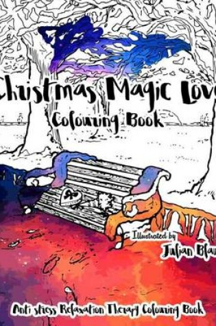 Cover of Christmas Magic Love Coloring Book