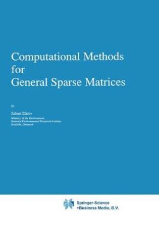 Cover of Computational Methods for General Sparse Matrices