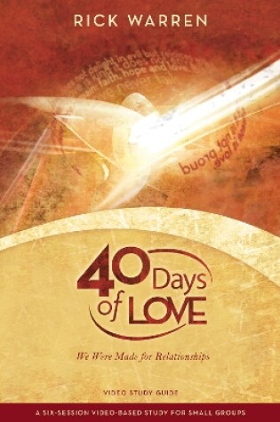 Cover of 40 Days of Love Study Guide