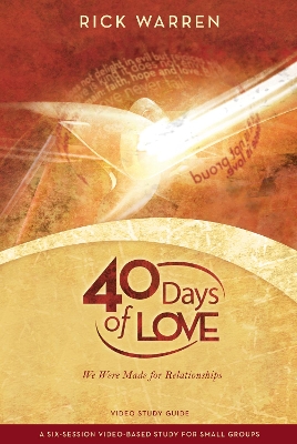 Book cover for 40 Days of Love Study Guide