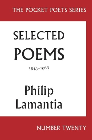 Cover of Selected Poems of Philip Lamantia, 1943-1966