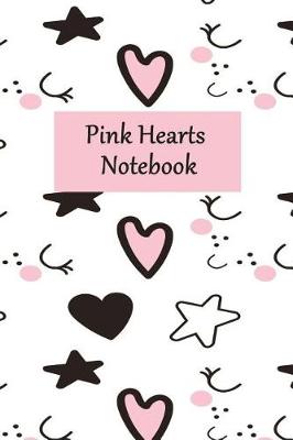 Book cover for Pink Hearts Notebook