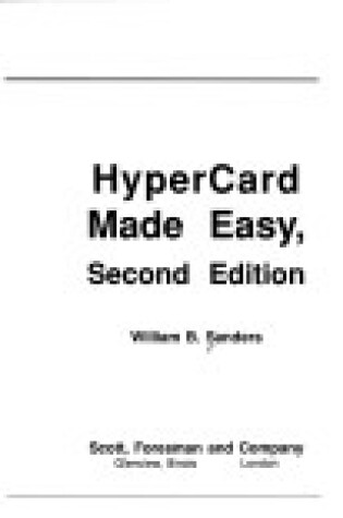 Cover of HyperCard Made Easy