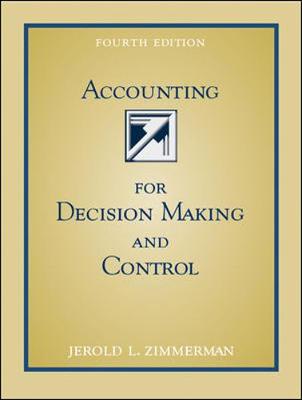 Book cover for Accounting for Decision Making and Control