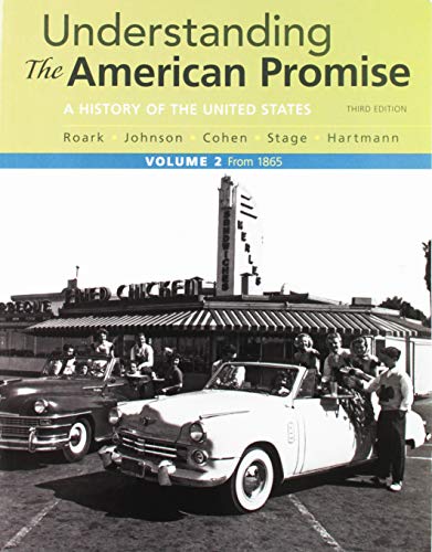 Book cover for Understanding the American Promise, Volume 2, 3e & Reading American Past 5e Volume 2