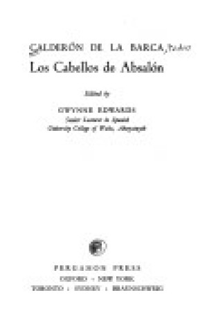 Cover of Cabellos de Absolon