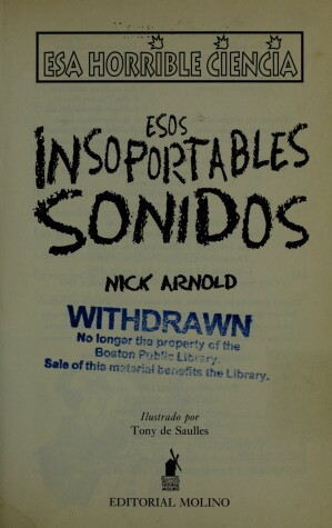 Book cover for Esos Insoportables