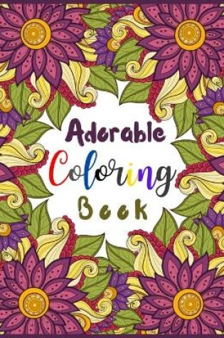 Cover of Adorable Coloring Book