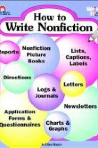 Cover of How to Write Nonfiction