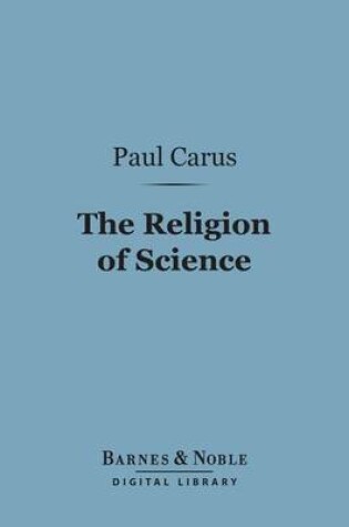 Cover of The Religion of Science (Barnes & Noble Digital Library)