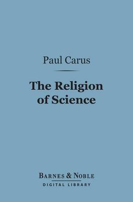 Cover of The Religion of Science (Barnes & Noble Digital Library)