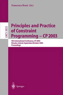 Cover of Principles and Practice of Constraint Programming - CP 2003