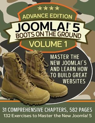 Book cover for Joomla! 5 Boots on the Ground, Advance Edition