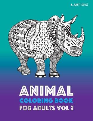 Cover of Animal Coloring Book For Adults Vol 2