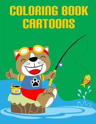 Book cover for Coloring Book Cartoons