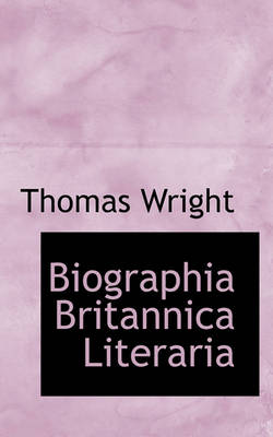 Book cover for Biographia Britannica Literaria