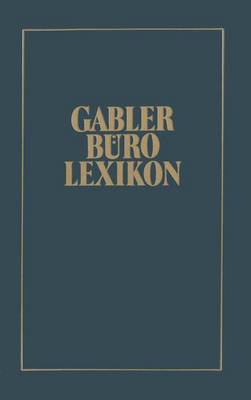 Book cover for Gabler Büro Lexikon