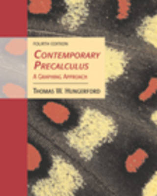 Book cover for Contemp Precalculus W/CD 4e