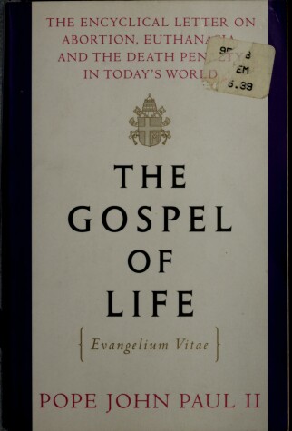 Book cover for The Gospel of Life