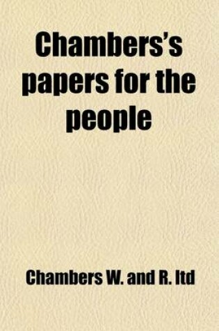 Cover of Chambers's Papers for the People