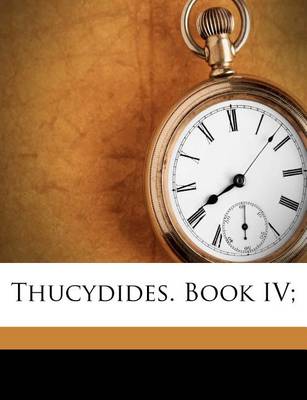 Book cover for Thucydides. Book IV;