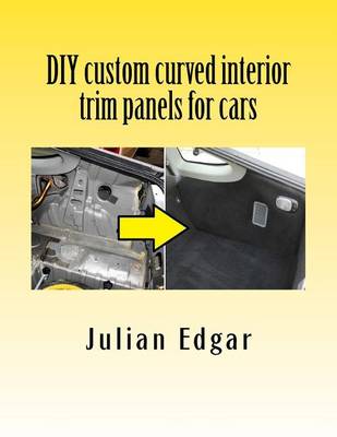 Book cover for DIY custom curved interior trim panels for cars