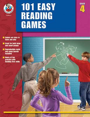Book cover for 101 Easy Reading Games, Grade 4